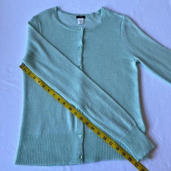 J. Crew Super Fine Alpaca/ Merino Wool Lightweight Blend Cardigan - Picture 7 of 9